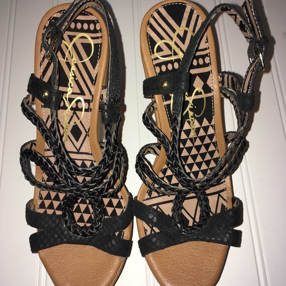 Jessica Simpson Shoes - Jessica Simpson women’s platform wedge black shoes